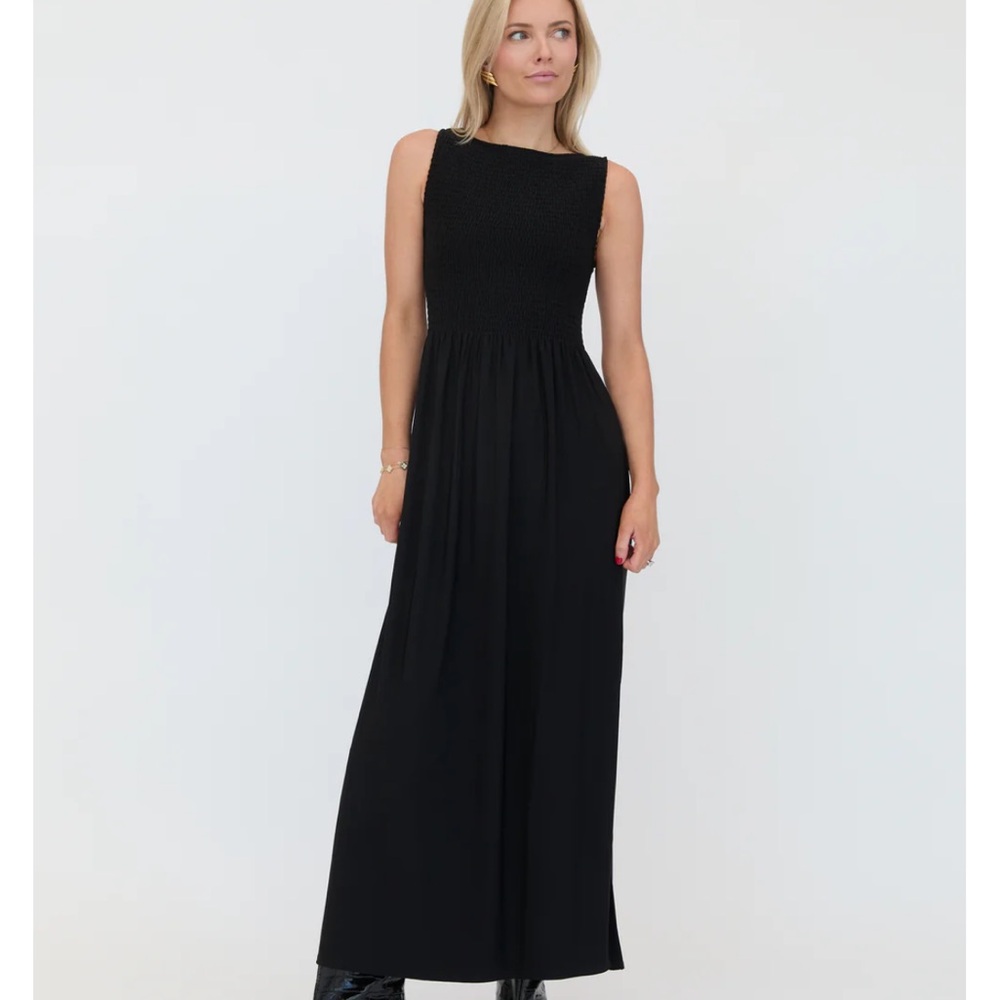 Hill House Cosima Nap Dress Black Jersey